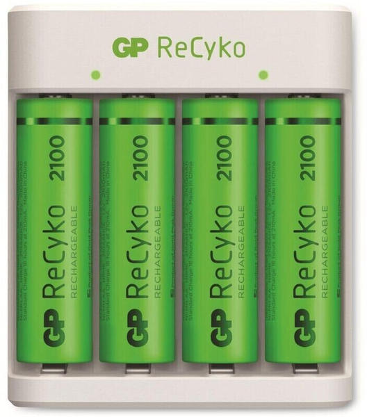 GP ReCyko USB-Ladegerät (E411) + 4x AA-Mignon