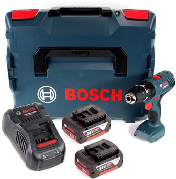 Bosch GSB 18V-21 Professional (2x 5,0Ah + Ladegerät + L-Boxx)