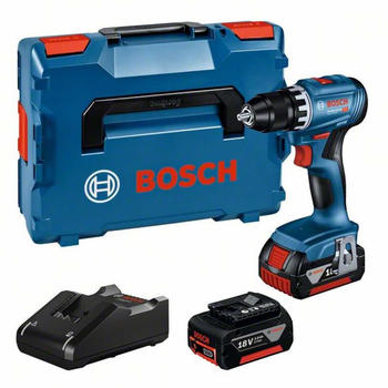 Bosch GSR 18V-45 (2x 3Ah + Ladegerät + L-Boxx)