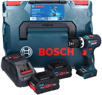 Bosch GSB 18V-90 C (2x 8,0 Ah ProCORE + Ladegerät + L-Boxx)