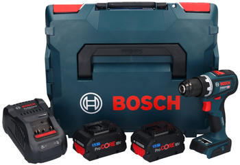 Bosch Professional GSR 18V-90 C (2x 5,5 Ah ProCORE + Ladegerät + L-Boxx)