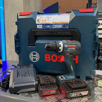 Bosch Professional GSR 18V-90 C (2x 2,0 Ah + Ladegerät + L-Boxx)