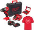 mit 2 Akkus: Milwaukee M18BLPDRC