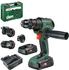 Bosch Advanced Drill 18V-80 QuickSnap (2x 2,5-Ah-Akku + Ladegerät + Aufsatz) (06039E2004)