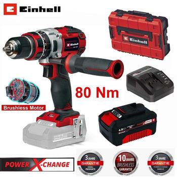 Einhell TE-CD 18/80 Li-i BL (1 x 4,0 Ah + E-Case)