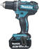3 Ah, mit 2 Akkus: Makita DDF482