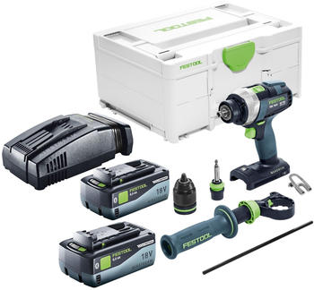 Festool Quadrive TDC 18/4 I-Basic (2x 8,0 Ah + Schnelllaeger&auml;t + Systainer)