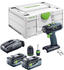 Festool T 18+3 Li-Basic (2x 8,0 Ah + Schnellladegerät + Systainer)