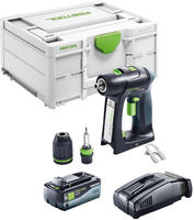 Festool C 18 Basic Akku Bohrschrauber 18 V 45 Nm Brushless + 1x Akku 8,0 Ah +