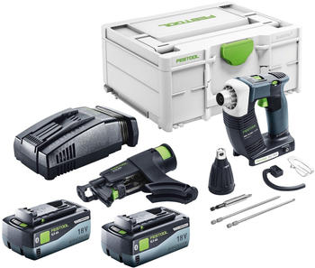 Festool DWC 18-4500 Li-Basic DURADRIVE (2x 8,0 Ah + Schnellladeger&auml;t + Systainer)