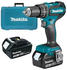 3 Ah, mit 2 Akkus: Makita DHP485