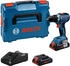 4 Ah, mit 2 Akkus: Bosch GSR 18V-65
