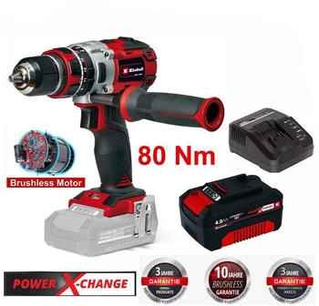Einhell TP-CD 18/80 Li-i BL (1x 4Ah + Ladeger&auml;t + Koffer)