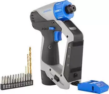 Dremel Akku-Bohrschrauber (F013DD12JA) + 2,0Ah Akku + Ladeger&auml;t