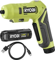 RYOBI 5133005958, RYOBI 4 V USB Akku-Knickschrauber, inkl 4 V 2,0 Ah Akku und USB-C