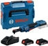 L-Boxx + 2× GBA 18V 2,0Ah Akku: Bosch Akku-Ratsche GRC 18V-60 Professional