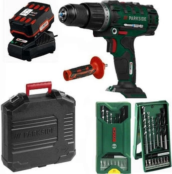 Parkside PSBSA 20-Li C3 + Akku 4 Ah + Bosch Bit + Bohrer Set
