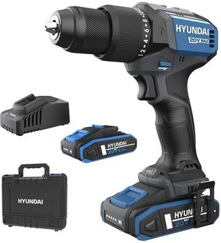 HYUNDAI Powerprodukt Akku-Schlagbohrschrauber HD20X-60 + 2 x 2,0 Ah + Ladeger&auml;t