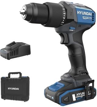 HYUNDAI Powerprodukt Akku-Schlagbohrschrauber HD20X-60 + 1 x 2 Ah + Koffer