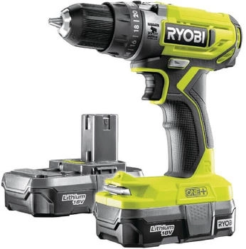 Ryobi R18PD2-215G 18V (2x 1.5 Ah batteries with charger)