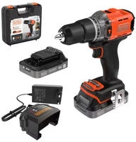 Black&Decker Akku-Schlagbohrschr. 18V 2x2Ah, Kof BCD383D2XK