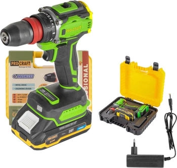 PROCRAFT PA18Pro DFR-1B-C + 1x Akku 2,0 Ah + Ladeger&auml;t + Koffer