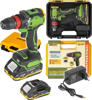 PROCRAFT PA18Pro DFR + 1x 1,5 Ah + Ladeger&auml;t + Koffer