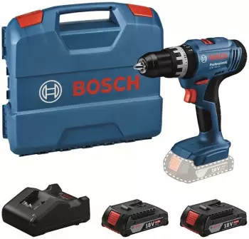 Bosch Akku-Schlagbohrschauber GSB 18V-25 Professional + 2 Akkus 2,0 Ah + L-Case