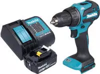 Makita DDF 490 SG1 Akku Bohrschrauber 18 V 65 Nm 1/2" Brushless + 1x Akku 6,0...