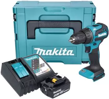 Makita Akku-Schlagbohrschrauber DDF490RT1J (1x Akku 5,0 Ah + Ladeger&auml;t + Makpac)