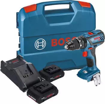 Bosch GSB 18V-28 Professional (2x ProCore Akku 4,0 Ah + Ladeger&auml;t + L-Case)