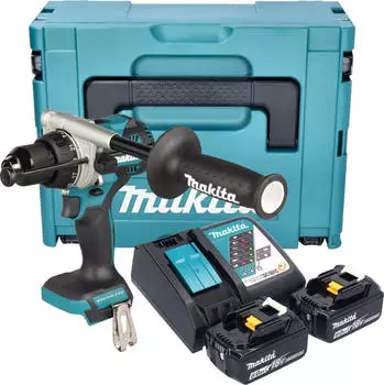 Makita DHP492RGJ (2x Akku 6,0 Ah + Ladeger&auml;t + Makpac)