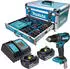 Makita DHP485SFX9 (2x Akku 3,0 Ah + Ladegerät + 96 tlg. Zubehör Set + Koffer)