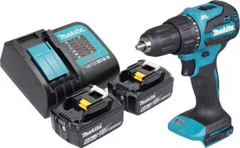 Makita Akku-Schlagbohrschrauber DHP490SG (2x Akku 6,0 Ah + Ladeger&auml;t)