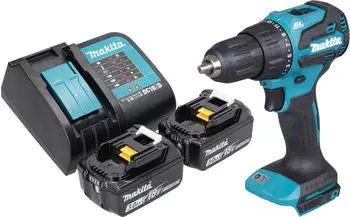 Makita Akku-Schlagbohrschrauber DHP490SF (2x Akku 3,0 Ah + Ladeger&auml;t)