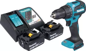 Makita Akku-Schlagbohrschrauber DHP490RT (2x Akku 5,0 Ah + Ladeger&auml;t)