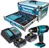 Makita DHP453SFX9 (2x Akku 3,0 Ah + Ladegerät + 96 tlg. Zubehör Set + Koffer)