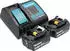 Makita DHP453SFX9 (2x Akku 3,0 Ah + Ladegerät + 96 tlg. Zubehör Set + Koffer)