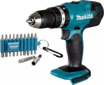 Makita DHP453Z (22 tlg. Bit Set - ohne Akku ohne Ladeger&auml;t)