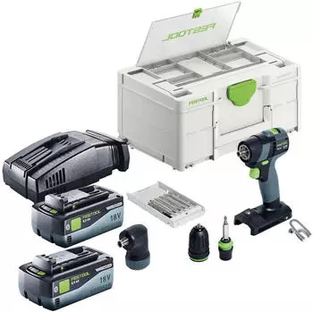 Festool TXS 18-Basic (2x Akku 8,0 Ah + Schnellladeger&auml;t + Systainer)