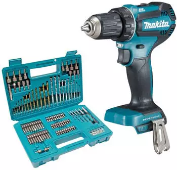 Makita DDF485Z + 102 tlg. Bit Bohrer Set-Set