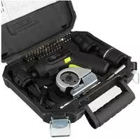 Goobay 4in1 Mini-Akkuschrauber-Set 35-tlg. - in Pistolenform mit 4 Vors&auml;tzen und