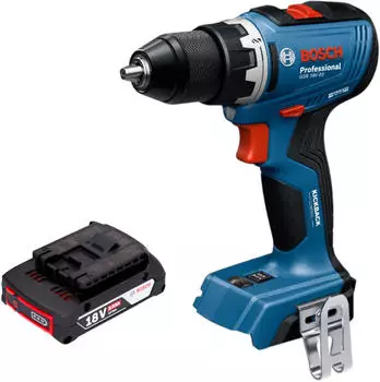 Bosch GSR 18V-65 + 1 × GBA 18 V 2,0-Ah-Akku ohne Ladegerät
