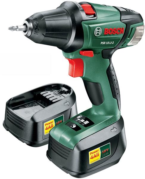 Bosch PSR 18 LI-2 mit 2 Akkus (0 603 973 30A)