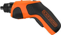 Black+Decker Akkuschrauber CS3651LC-QW, 3,6V / 1,5Ah, mit LED-Licht und 2 Bits, 5 Nm
