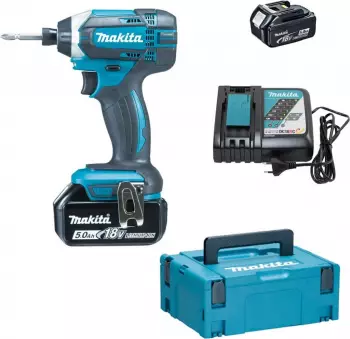 Makita DTD152RTJ (2 x 5,0 Ah + Ladegerät) im Makpac