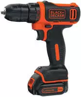 BLACK+DECKER - 10,8V Akku-Bohrschrauber, 1x 1,5 Ah Li-Ion Akku, Ladeger&auml;t...