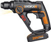 Worx WX390.1, Worx Bohrhammer (Akkubetrieb) Orange/Schwarz