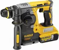 Akku-kombihammer Dch273p2t Sds-plus Mit 2x5,0 Ah Akku+ Lader In Tstak-box - Dewalt