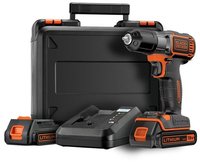 Black & Decker ASD18KB, Black & Decker 18V AkkuBohrschrauber Autosense, 2 Akku